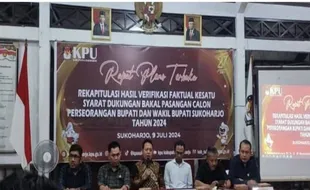 Duet Tuntas-Djayendra Belum Penuhi Syarat Dukungan Jalur Independen Sukoharjo