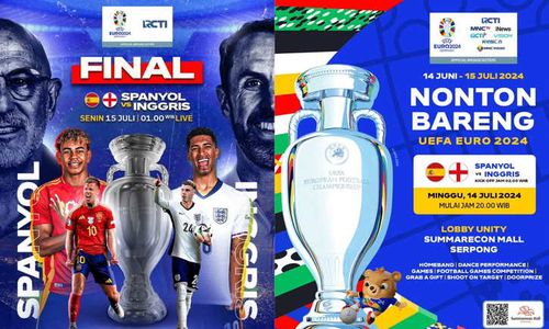 Final UEFA EURO 2024 Spanyol Vs Inggris, RCTI Hadirkan Nonbar di Serpong