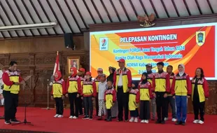 152 Atlet dan Pelatih Kormi Klaten Dilepas untuk Bertanding di Forda Jateng