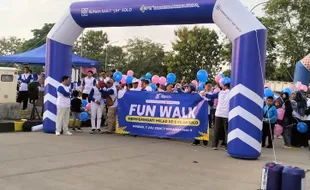 Ratusan Peserta Meriahkan Fun Walk Milad ke-5 RS JIH Solo di De Tjolomadoe