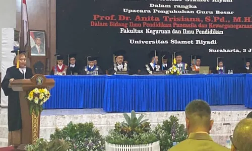 Unisri Solo Tambah Guru Besar Bidang Pendidikan Kewarganegaraan