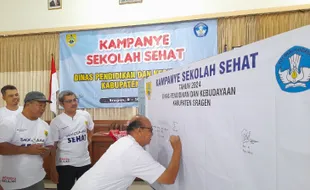 SD Negeri dan Swasta di Sragen Didorong Kampanyekan Sekolah Sehat