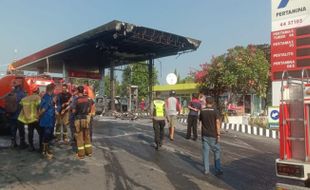 Penyebab Kebakaran SPBU Paulan Colomadu Karanganyar Masih Diselidiki