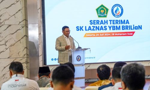 Kemenag Serahkan SK Izin Operasional YBM BRILiaN Sebagai LAZ Skala Nasional