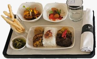 Nasi Kapau Jadi Salah Satu Pilihan Menu di Garuda Indonesia