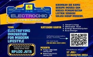 Segera Tutup! Yuk Daftar PLN Electrochic Challenge Berhadiah Rp100 Juta