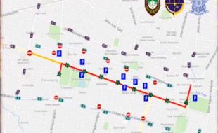 Ada SBC, Jalan Bhayangkara Solo Ditutup Selama Dua Hari