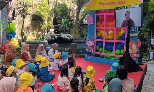 Monumen Pers Nasional Kenalkan Perpustakaan Anak ke Sekolah secara Hybrid