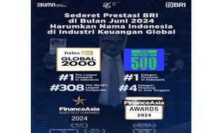 Inilah Sederet Penghargaan Internasional yang Diraih BRI di Bulan Juni 2024