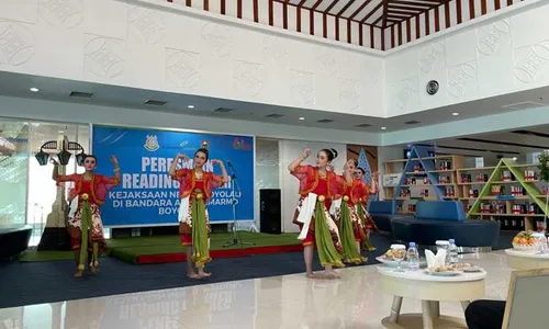 Ditata Ulang, Reading Corner Bandara Adi Soemarmo Boyolali Jadi Lebih Menarik