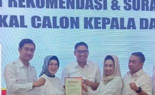 Etik-Sapto Kantongi Rekomendasi Partai Gerindra di Pilkada Sukoharjo 2024