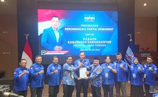 Fix! Demokrat Beri Rekomendasi Ilyas-Tri Haryadi Maju di Pilkada Karanganyar