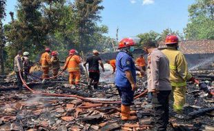 Kebakaran Miri Sragen Diduga Disebabkan Korsleting, Kerugian Rp50 Juta