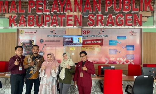 Indeks Kepuasan Masyarakat Sragen terhadap Pelayanan di MPP Capai 91 Persen