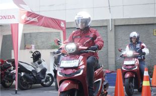 Astra Motor Jateng Gelar Safety Riding FOMO Bareng Jurnalis dan Komunitas