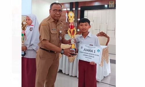 Siswa SDN 1 Tohkuning Sabet Juara I di Ajang O2SN Kabupaten Karanganyar