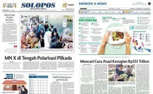 Solopos Hari Ini : Mangkunagoro X di Tengah Polarisasi Pilkada Solo