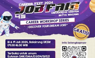 Job Fighter Ayo Merapat! 520 Lowongan Kerja Menanti di Job Fair ke-45 UKSW