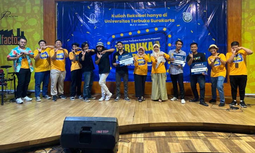 Kembangkan Bakat Anak Muda Soloraya, UT Surakarta Gelar Lomba Stand Up Comedy