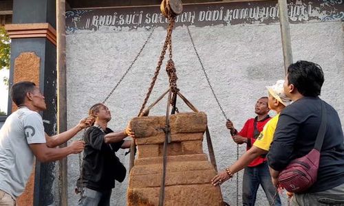 TACB: Yoni Jumbo dan Langka di Karangpelem Sragen Berasal dari Abad ke-13