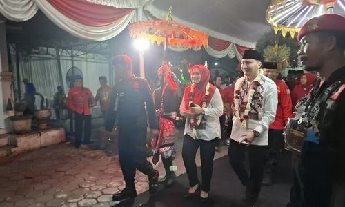 Datangi KPU 3 Jam Sebelum Ditutup, Inda Raya-Aldi Daftar Pilwalkot Madiun 2024