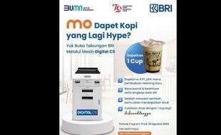 Dapatkan Kopi Kekinian Hanya dengan Buka Tabungan Lewat Digital CS BRI