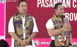 Sah! Andika-Hendi jadi yang Pertama Daftar Pilgub Jateng 2024