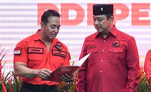 PDIP Umumkan Usung Andika Perkasa-Hendrar Prihadi di Pilkada Jateng 2024