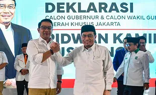 Besok, RK-Suswono Dijadwalkan Daftar Pilgub ke KPU Jakarta