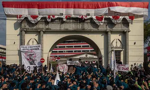 Polisi Masih Tahan 32 Peserta Demo di Balai Kota Semarang, Mayoritas Anak STM