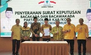 Resmi! Golkar Usung Petahana Nur Arifin-Syah di Pilbup Trenggalek 2024