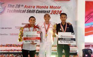 Dua Teknisi Astra Motor Jateng Raih Juara di AHM Technical Skill Contest 2024