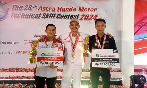 Dua Teknisi Astra Motor Jateng Raih Juara di AHM Technical Skill Contest 2024