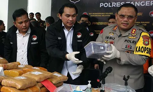 Polres Tangsel Ungkap Pabrik Kue Ganja Produksi di Purwakarta