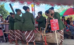 Meriah, 25 Kelompok Seni Ikuti Lomba Gejog Lesung di Cawas Klaten