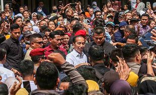 Presiden Jokowi Resmikan Revitalisasi Pasar Godean Sleman