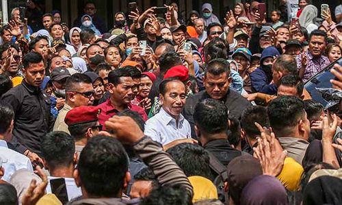 Presiden Jokowi Resmikan Revitalisasi Pasar Godean Sleman