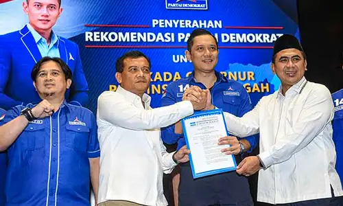 Partai Demokrat Resmi Dukung Ahmad Luthfi-Taj Yasin di Pilkada Jateng 2024