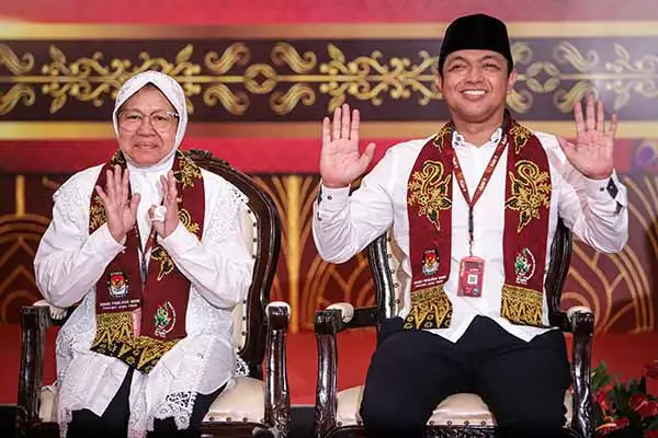 Risma-Gus Hans Minta Pemungutan Suara Ulang di Pilkada Jawa Timur 2024