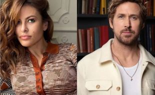 Ryan Gosling dan Eva Mendes Nonton Final Senam Olimpiade