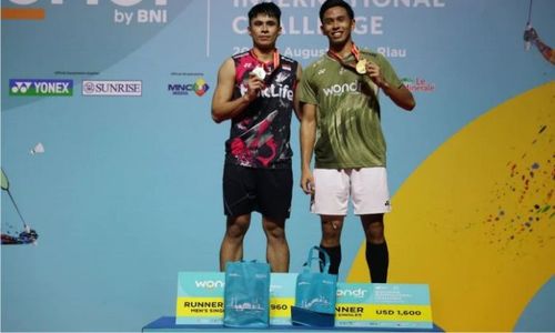 Yohanes Saut Marcellyno Juara Turnamen Indonesia International Challenge