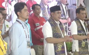 Gibran Antar Ahmad Luthfi - Taj Yasin Daftar Pilgub Jateng 2024