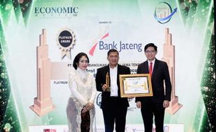 Tingkatkan Ekonomi Daerah, Bank Jateng Raih The Best Indonesia Finance Bank