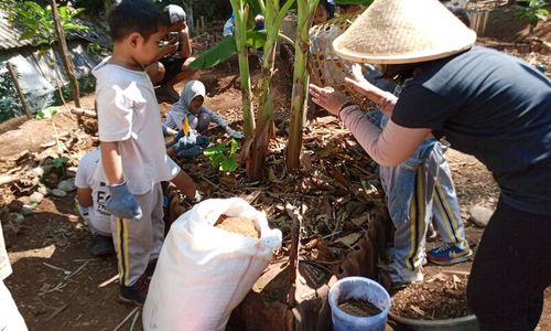 SD di Salatiga Punya Progam Berkebun, Siswa Diajari Menanam hingga Menjualnya