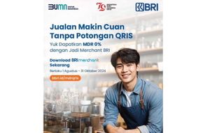 Beri Keistimewaan, BRI Hadirkan Program Spesial MDR 0% Bagi Merchant