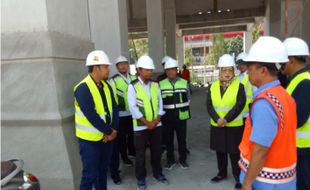 Sidak ke Proyek Gedung Budi Sasono, Ini Pesan Bupati Sukoharjo