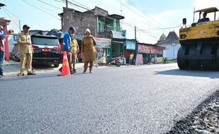 Jalan Kabupaten dari Kota sampai Pelosok Sukoharjo Sudah Mulus