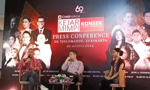 CIMB Niaga akan Gelar Konser Kejar Mimpi untuk Indonesia di De Tjolomadoe