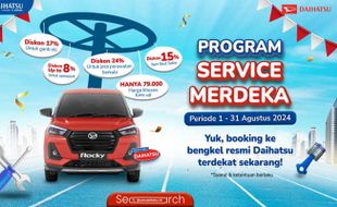 Rayakan HUT ke-79 RI, Daihatsu Berikan Promo Service Merdeka