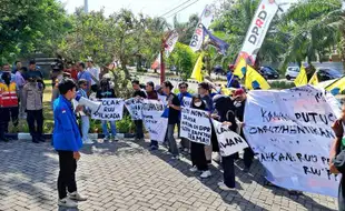 Demo di Gedung DPRD Boyolali, Puluhan Mahasiswa Sampaikan 15 Poin Tuntutan